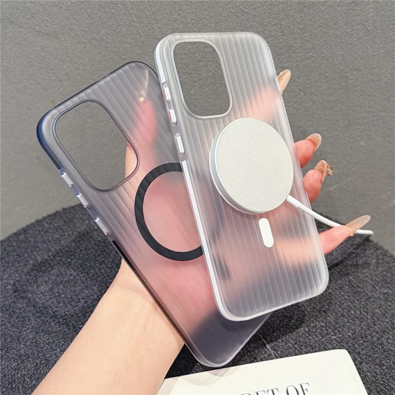 For OnePlus Ace 6 Ultra 5G Magnetic Phone Case Matte Texture Shockproof Protective PC Cover - Blue