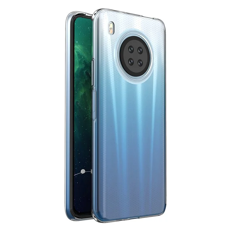 Non-Yellowing Mobile Phone Case For Huawei Y9a Anti-Drop Transparent Soft TPU Phone Back Cover