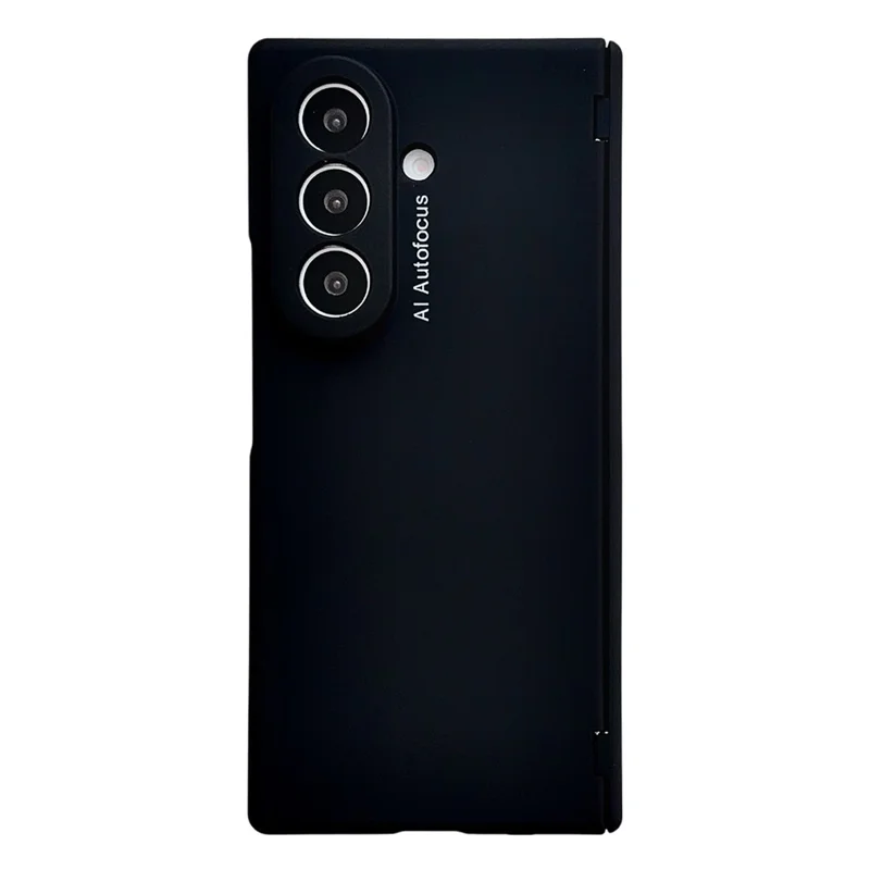 For Samsung Galaxy Z Fold8 Ultra Case with Tempered Glass Screen Protector Hard PC Shell - Black