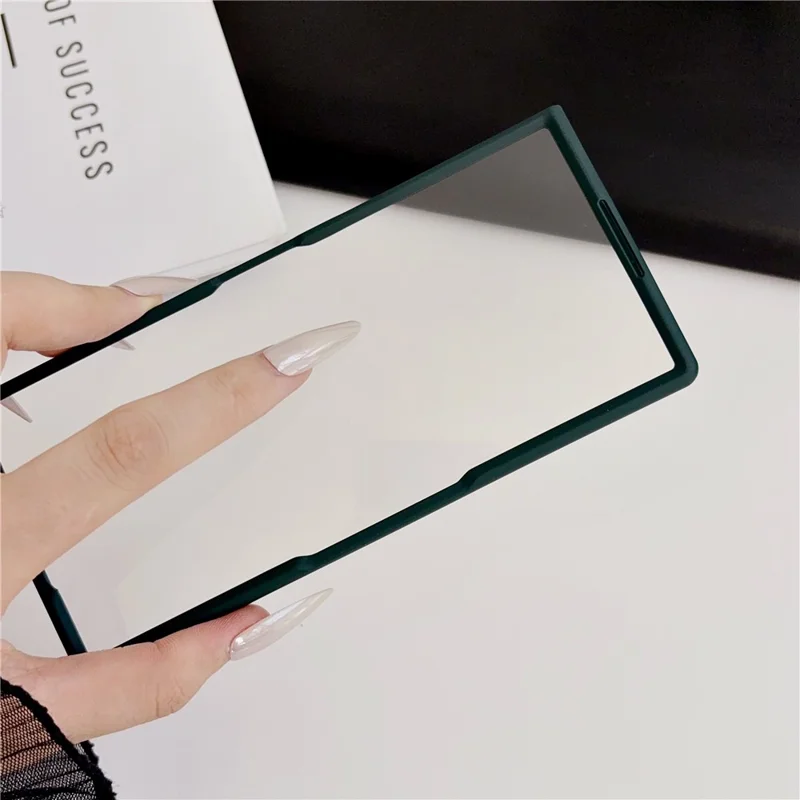 For Samsung Galaxy Z Fold8 Ultra Case Hard PC Phone Shell with Stylus / Tempered Glass Screen Protector - Green