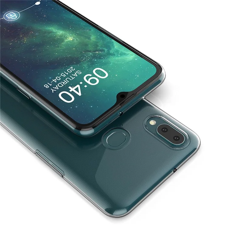 Funda Transparente Delgada para Samsung Galaxy A20e, Funda Protectora de TPU Suave Anticaídas para Teléfono Celular