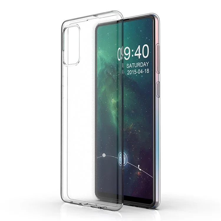 Für Samsung Galaxy A71 4G SM-A715 Transparentes Weiches Tpu-telefonabdeckung Ultra Slim, Nicht Ausgeläbter Schutzmobiltitel