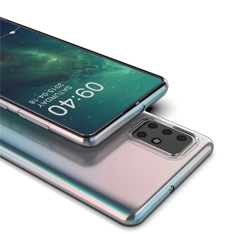 Для Samsung Galaxy A71 4G SM-A715 Прозрачный мягкий TPU чехол для телефона Ультратонкий нежелтеющий защитный чехол для мобильного телефона