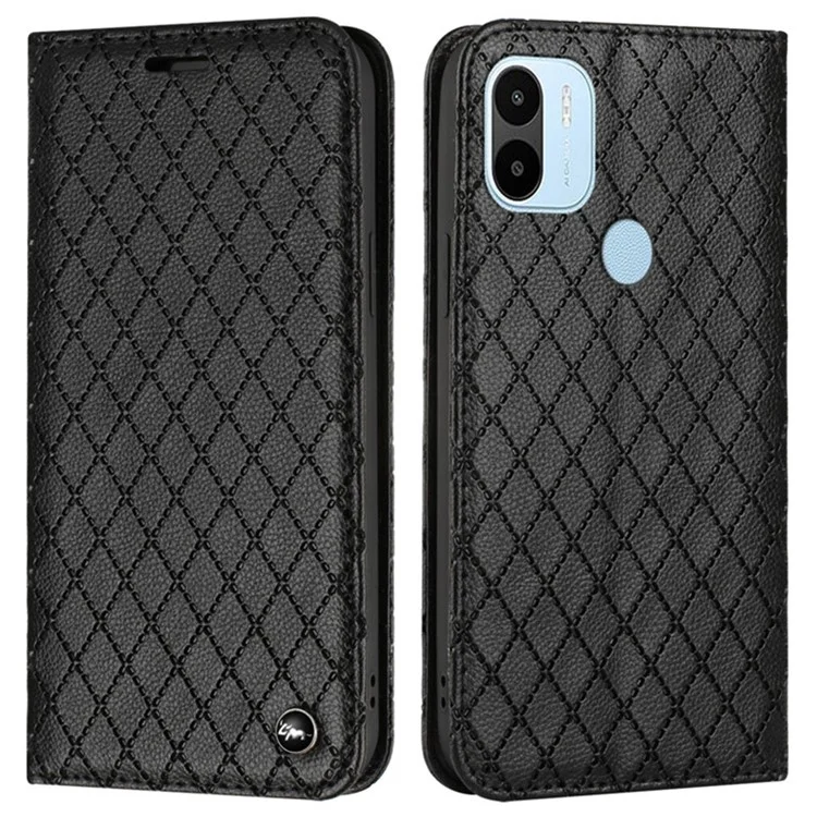 Для Xiaomi Redmi A1+ 4G Litchi Texture PU - Черный