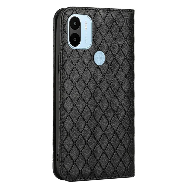 Для Xiaomi Redmi A1+ 4G Litchi Texture PU - Черный