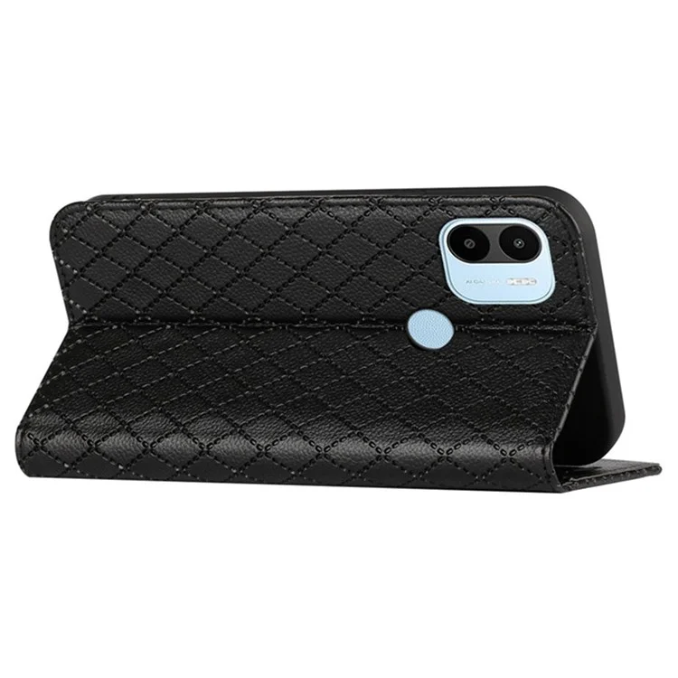 Для Xiaomi Redmi A1+ 4G Litchi Texture PU - Черный