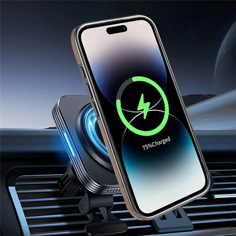 RMBMAX for iPhone 17 Pro Case Magnetic Electroplated Kickstand PU Leather + TPU Phone Cover - Dark Brown