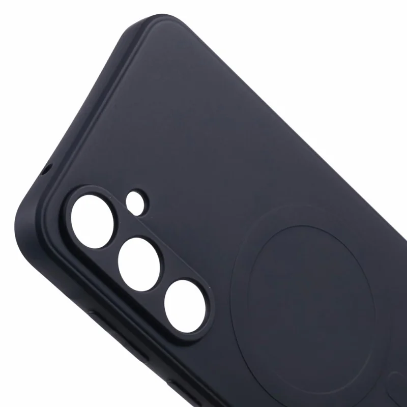 For Samsung Galaxy A17 4G / A17 5G Magnetic Case Shockproof TPU Phone Cover - Black