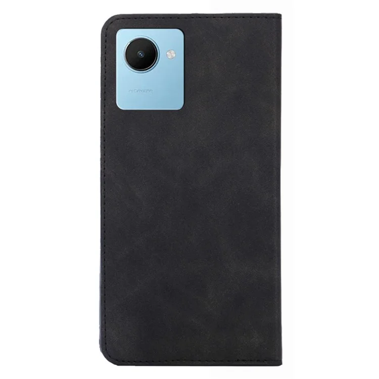 Pour Rène C30s 4G PU Cuir Flip Flio Case Avec Supports de Cartes Touch-touch Entraîne - le Noir