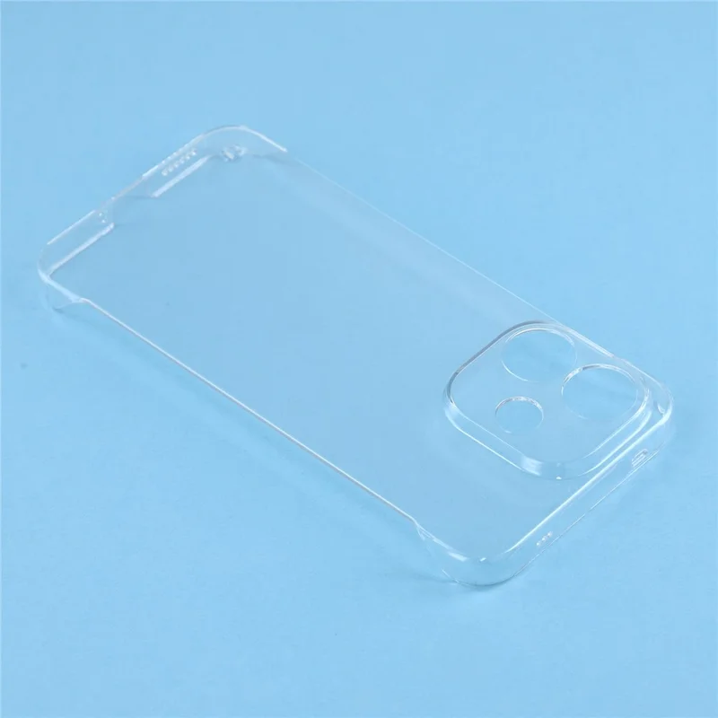 Coque transparente pour Xiaomi Redmi Note 17 4G, housse rigide sans cadre en PC pour téléphone