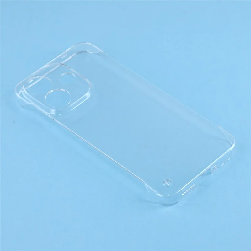 Coque transparente pour Xiaomi Redmi Note 17 4G, housse rigide sans cadre en PC pour téléphone