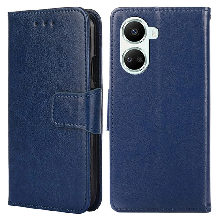 Para Huawei Nova 10 SE 4G Flip Book Stand PU Cover Cover Willet Style Magnetic Protective Telephone - Zafiro