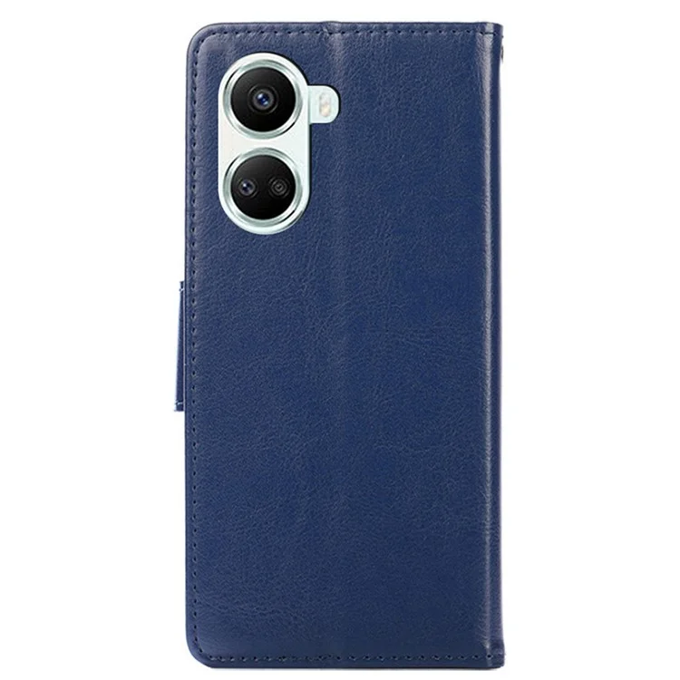 Para Huawei Nova 10 SE 4G Flip Book Stand PU Cover Cover Willet Style Magnetic Protective Telephone - Zafiro