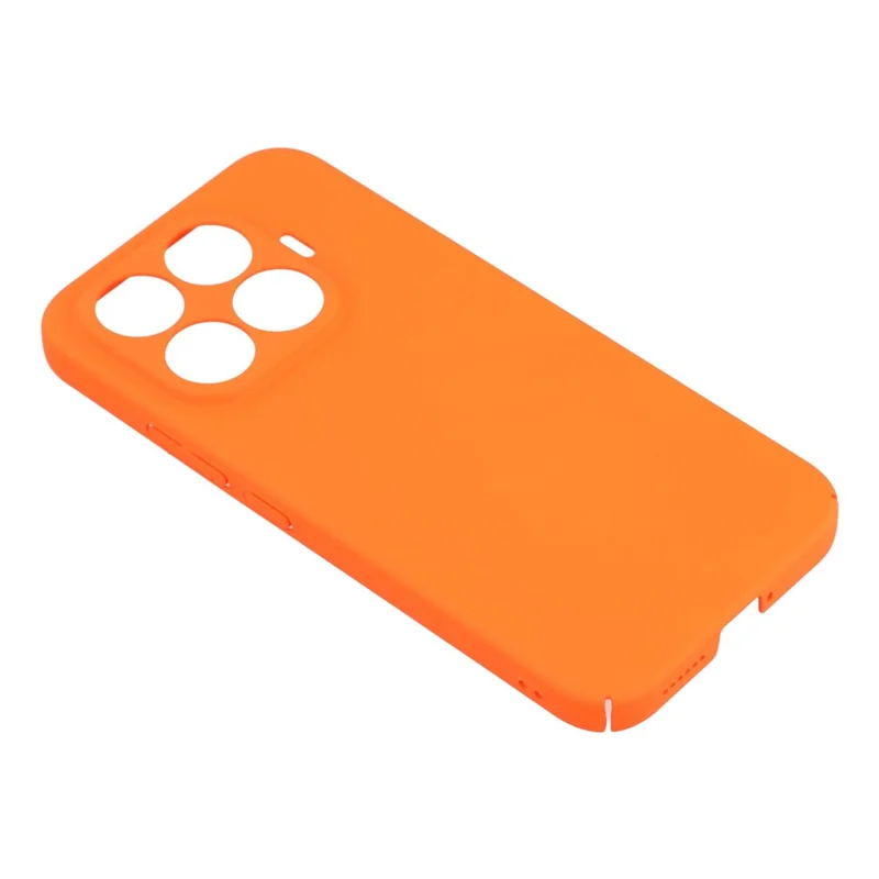 For Xiaomi 17T Case Skin-Touch Rubberized Hard PC Phone Cover - Orange