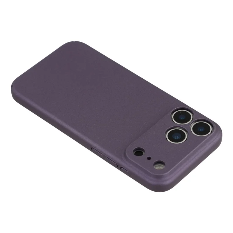 For iPhone 18 Pro / 17 Pro Case Matte Hard PC Slim Cell Phone Cover - Purple