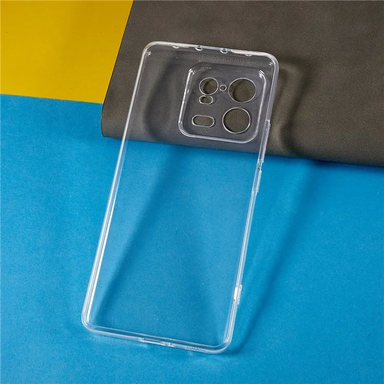 Transparente, klare schützende Handyhülle für Xiaomi 13 Pro 5G, schlanke TPU-Antikratz-Handyhülle