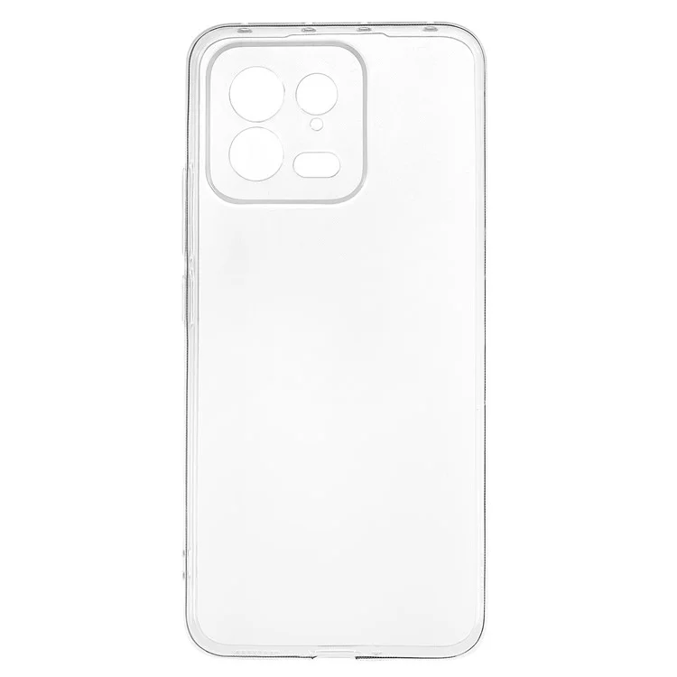 Para Xiaomi 13 5G Capa Protetora de Telefone, Capa de Telefone Transparente Suave e Fina de TPU Anti-Arranhões
