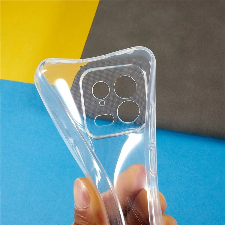 Para Xiaomi 13 5G Capa Protetora de Telefone, Capa de Telefone Transparente Suave e Fina de TPU Anti-Arranhões
