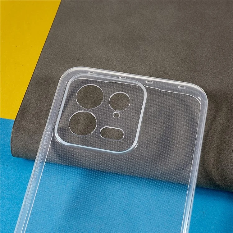 Para Xiaomi 13 5G Capa Protetora de Telefone, Capa de Telefone Transparente Suave e Fina de TPU Anti-Arranhões