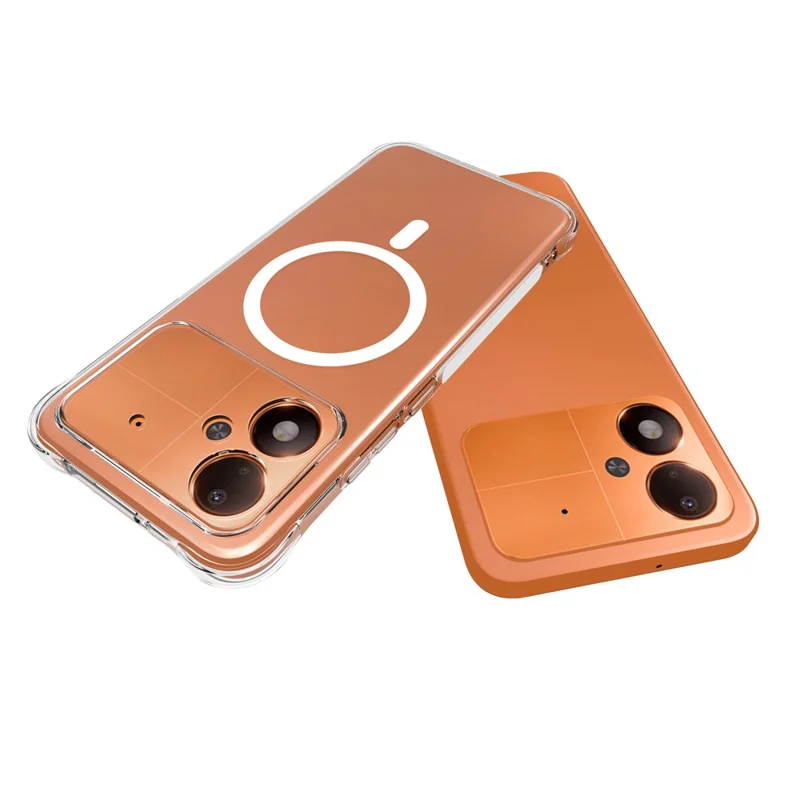 Bulk Purchasing for Xiaomi Poco M8 Power 5G Magnetic Case TPU Anti-drop Phone Back Cover - Transparent