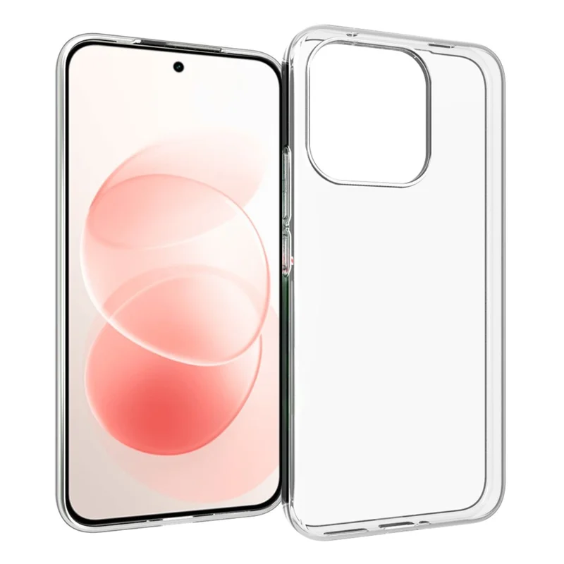 Coque pour Xiaomi Redmi Note 17 Pro Max 5G, protection arrière en TPU résistante aux traces d'eau - transparente