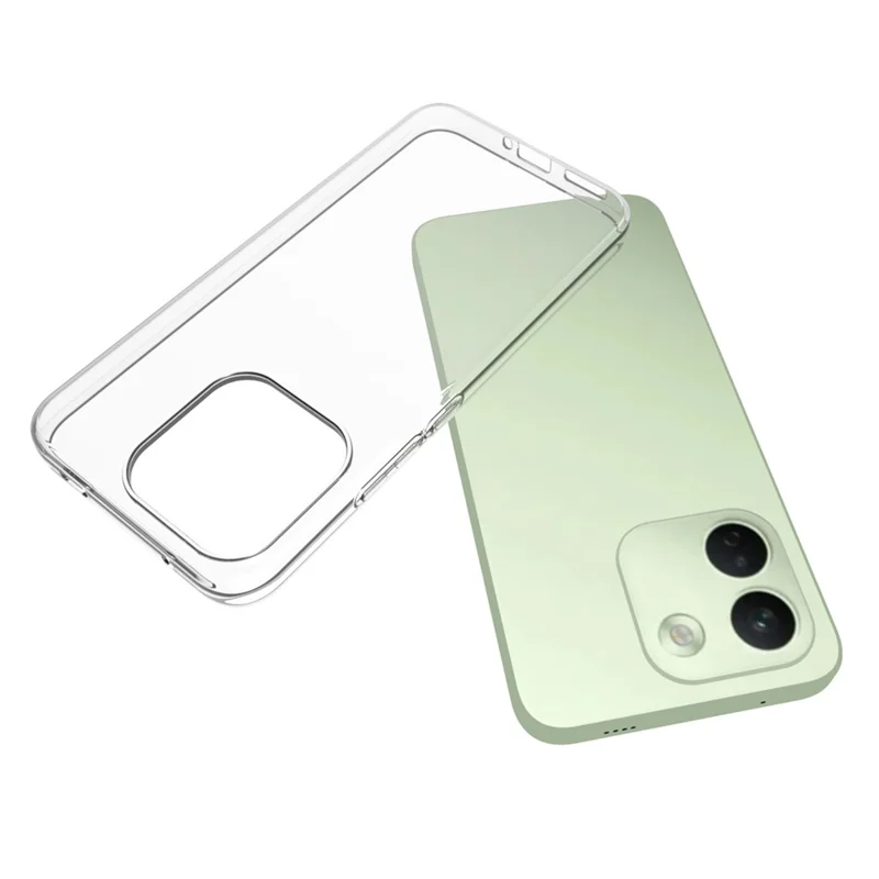 Coque pour Xiaomi Redmi Note 17 Pro Max 5G, protection arrière en TPU résistante aux traces d'eau - transparente