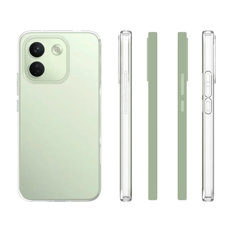 Coque pour Xiaomi Redmi Note 17 Pro Max 5G, protection arrière en TPU résistante aux traces d'eau - transparente