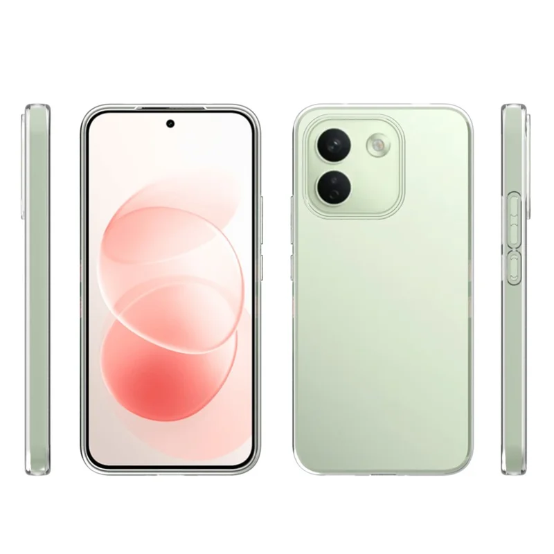 Coque pour Xiaomi Redmi Note 17 Pro Max 5G, protection arrière en TPU résistante aux traces d'eau - transparente