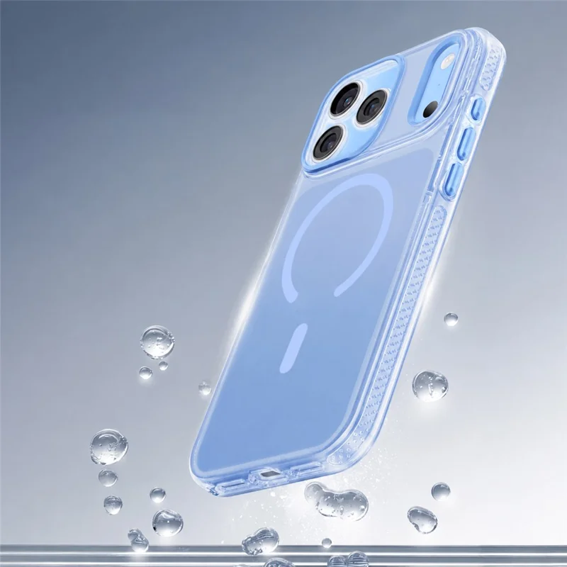 MUTURAL for iPhone 18 Pro Max / 17 Pro Max Case Compatible with MagSafe PC + TPU Gradient Phone Cover - Baby Blue