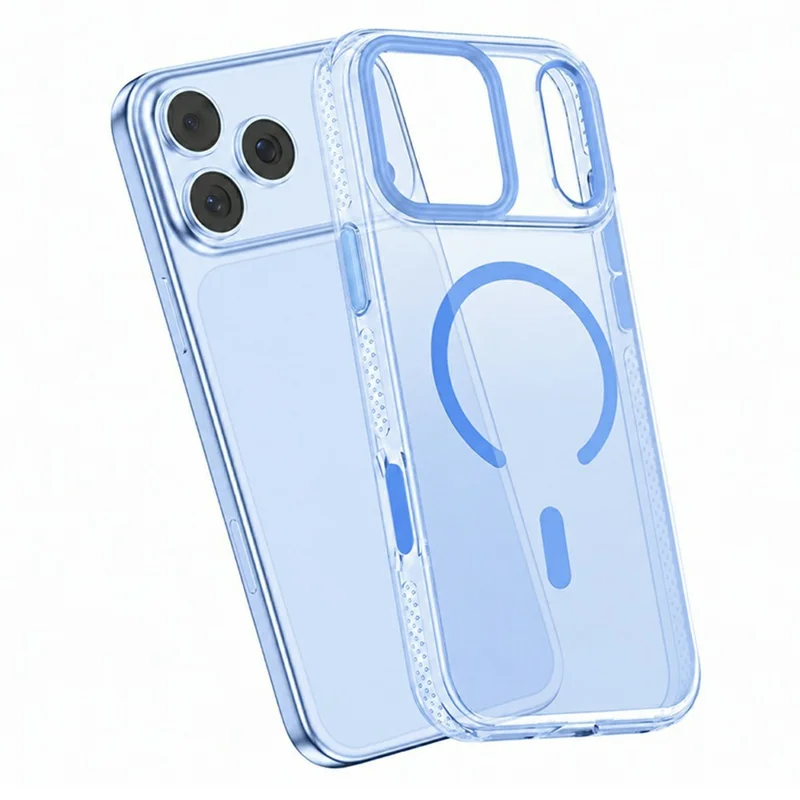 MUTURAL for iPhone 18 Pro / 17 Pro Case Compatible with MagSafe PC + TPU Gradient Phone Cover - Baby Blue