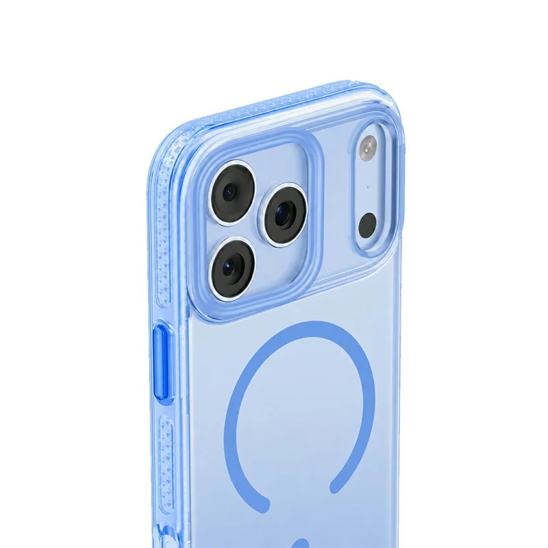 MUTURAL for iPhone 18 Pro / 17 Pro Case Compatible with MagSafe PC + TPU Gradient Phone Cover - Baby Blue