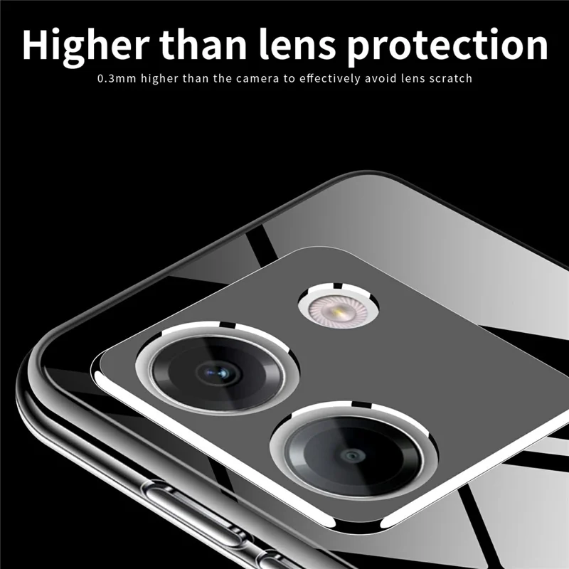 MOFI For Xiaomi Redmi Note 17 Pro+ 5G / Note 17 Pro Max 5G Clear Phone Case Ultra-Thin TPU Phone Back Cover - Transparent