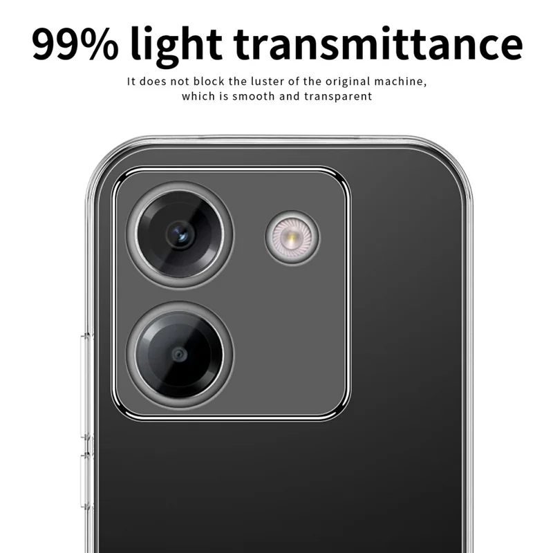 MOFI For Xiaomi Redmi Note 17 Pro+ 5G / Note 17 Pro Max 5G Clear Phone Case Ultra-Thin TPU Phone Back Cover - Transparent
