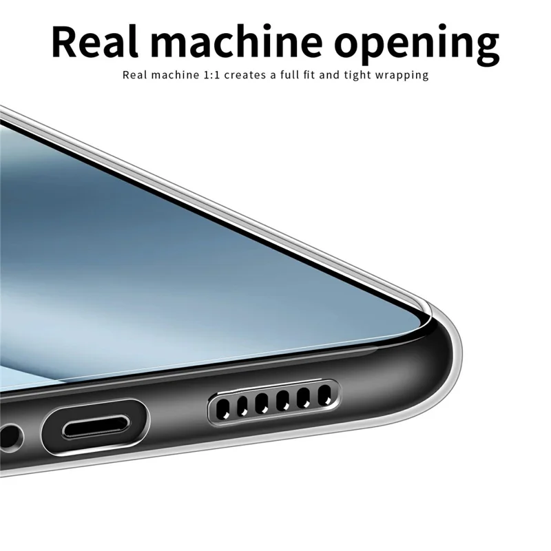 MOFI For Xiaomi Redmi Note 17 Pro+ 5G / Note 17 Pro Max 5G Clear Phone Case Ultra-Thin TPU Phone Back Cover - Transparent