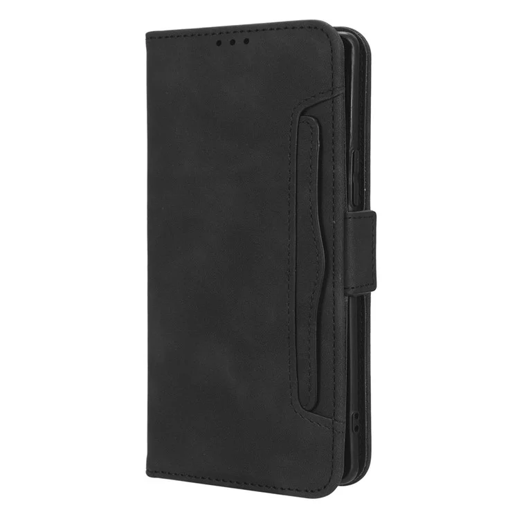 Per Onore 80 SE 5G Shock Affrollo di Shock PU Che Caso Caso di Cafferme Flip Flip Folio - Nero