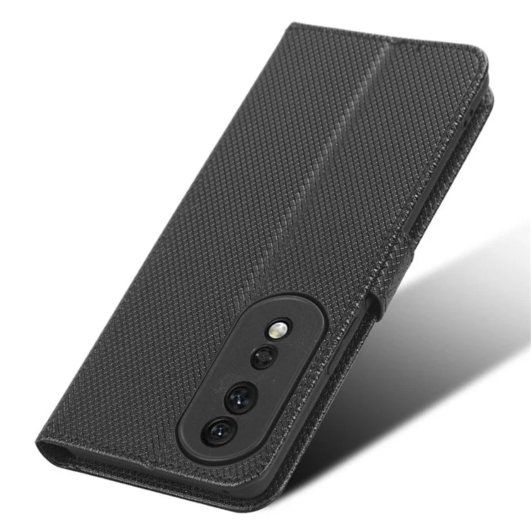 Per Honor 80 Pro 5G Anti-scratch Piegabile Wallet Copertura am - Nero