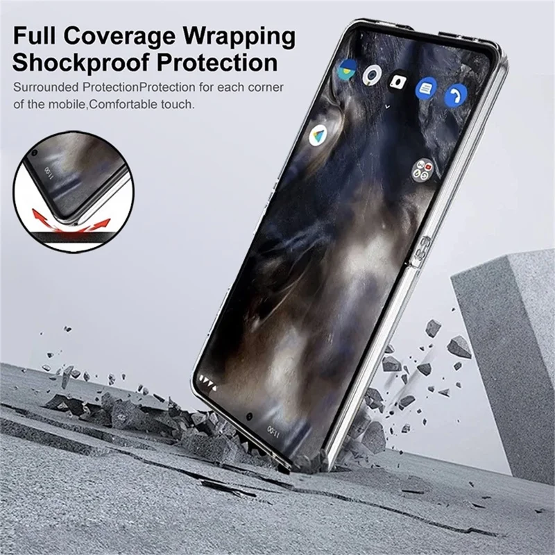 For Samsung Galaxy Z Flip8 Case Cherry Pattern Printing PC Shockproof Slim Foldable Phone Cover - A727