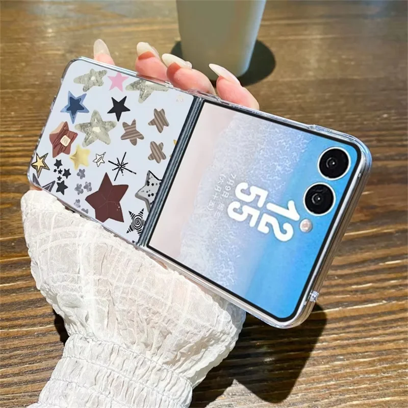 For Samsung Galaxy Z Flip8 Case Aesthetic Pattern Slim PC Shockproof Phone Cover - B621