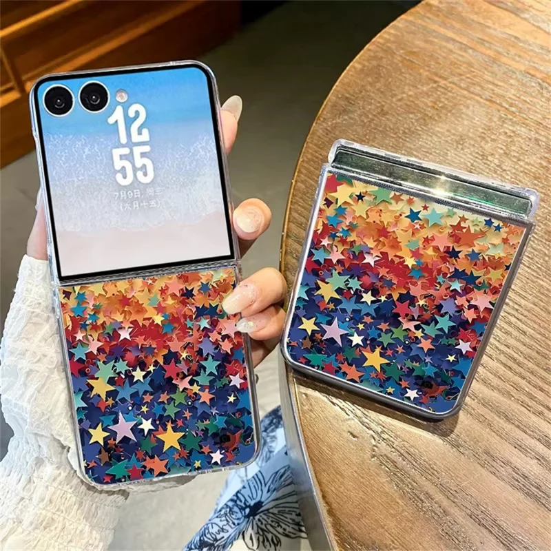 For Samsung Galaxy Z Flip8 Case Aesthetic Pattern Slim PC Shockproof Phone Cover - B621