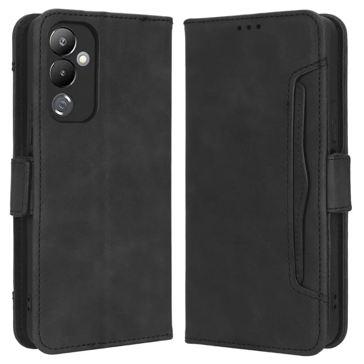 Per Tecno Pova 4 4G Lg7n PU Paformato Pullotto Succhio Chepetto Magnato Magnato Magnato Coperchi - Nero