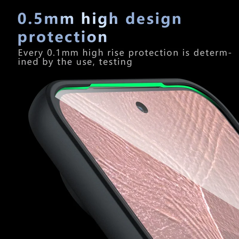 For Google Pixel 11 / Pixel 11 Pro Magnetic Case TPU + PC Matte Skin Touch Phone Cover - Transparent Black