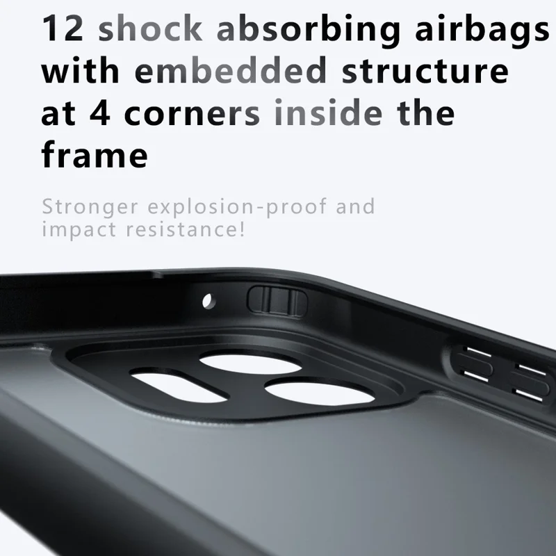 Чехол для OnePlus N6 4G TPU + PC ударопрочный чехол для телефона - Прозрачный