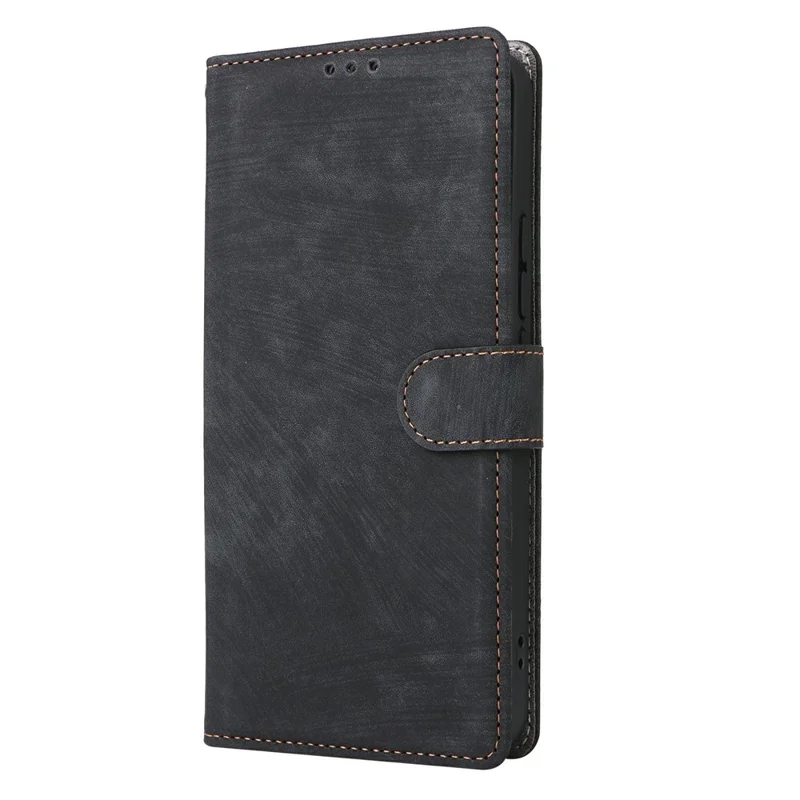 For Xiaomi Redmi Note 17 Pro 5G Wallet Case RFID Blocking PU Leather Phone Cover Stand with Strap - Black