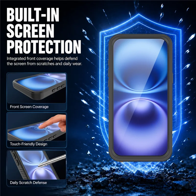 REDPEPPER FM Series For iPhone 18 Pro Max Waterproof Case IP68 Shockproof Phone Cover