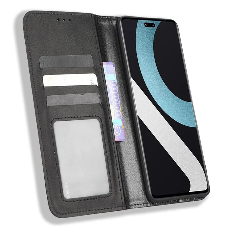 Per Xiaomi Civi 2 5G / 12 Lite NE 5G / 13 Lite PU Leather Wallet Retro Texture Phone Case Imprinted Pattern Magnetic Auto Closing Phone Shell - Nero
