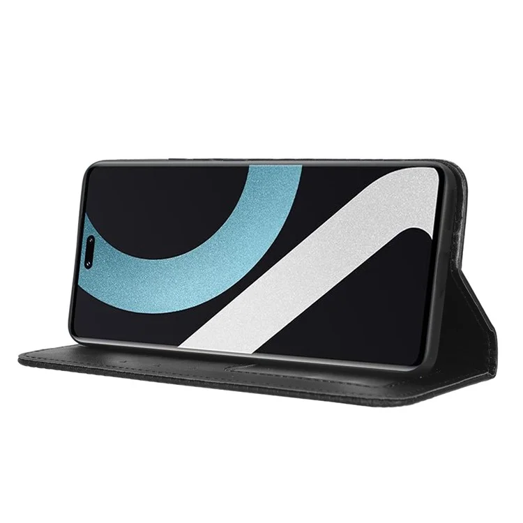 Per Xiaomi Civi 2 5G / 12 Lite NE 5G / 13 Lite PU Leather Wallet Retro Texture Phone Case Imprinted Pattern Magnetic Auto Closing Phone Shell - Nero