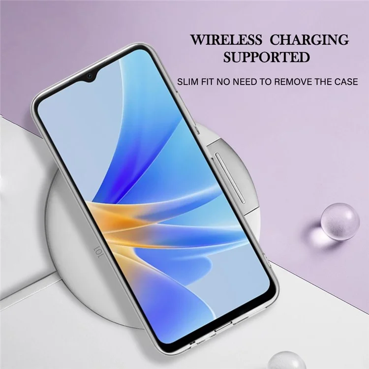 Для Oppo A17 4G / A17k 4G YB IMD Серия-16 Стиль E Мраморный узор Электрохимическое покрытие Рамка Чехол для телефона 2.0 мм TPU IMD Ударопрочный Задняя крышка - Розовое золото