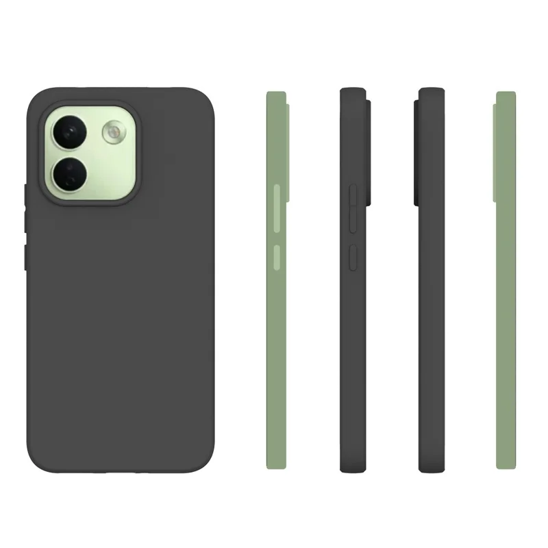 For Xiaomi Redmi Note 17 Pro+ 5G  /  Redmi Note 17 Pro Max 5G Case Matte Finish Soft TPU Phone Cover - Black