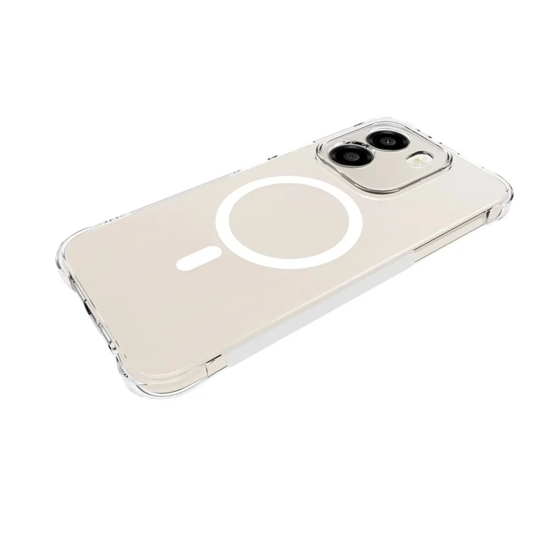 Bulk Purchasing for Honor X6e 4G Magnetic Case TPU Anti-drop Phone Back Cover - Transparent