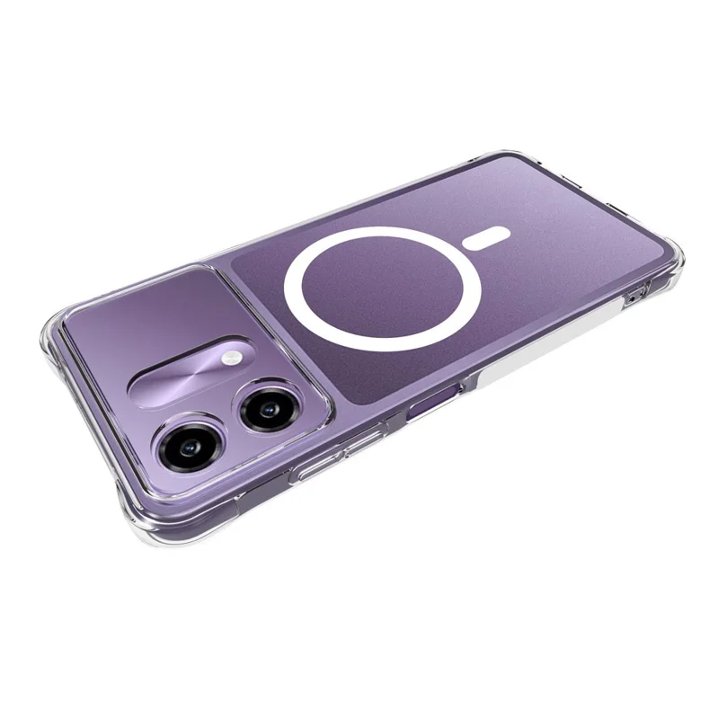 Bulk Purchasing for HMD Vibe2 5G Magnetic Case TPU Anti-drop Phone Back Cover - Transparent